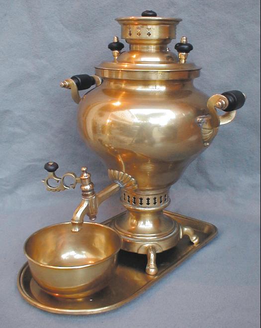 Pre-Revolutionary Small Brass Samovar